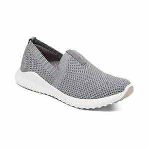 NEW AETREX women angie s/o sneakers in grey